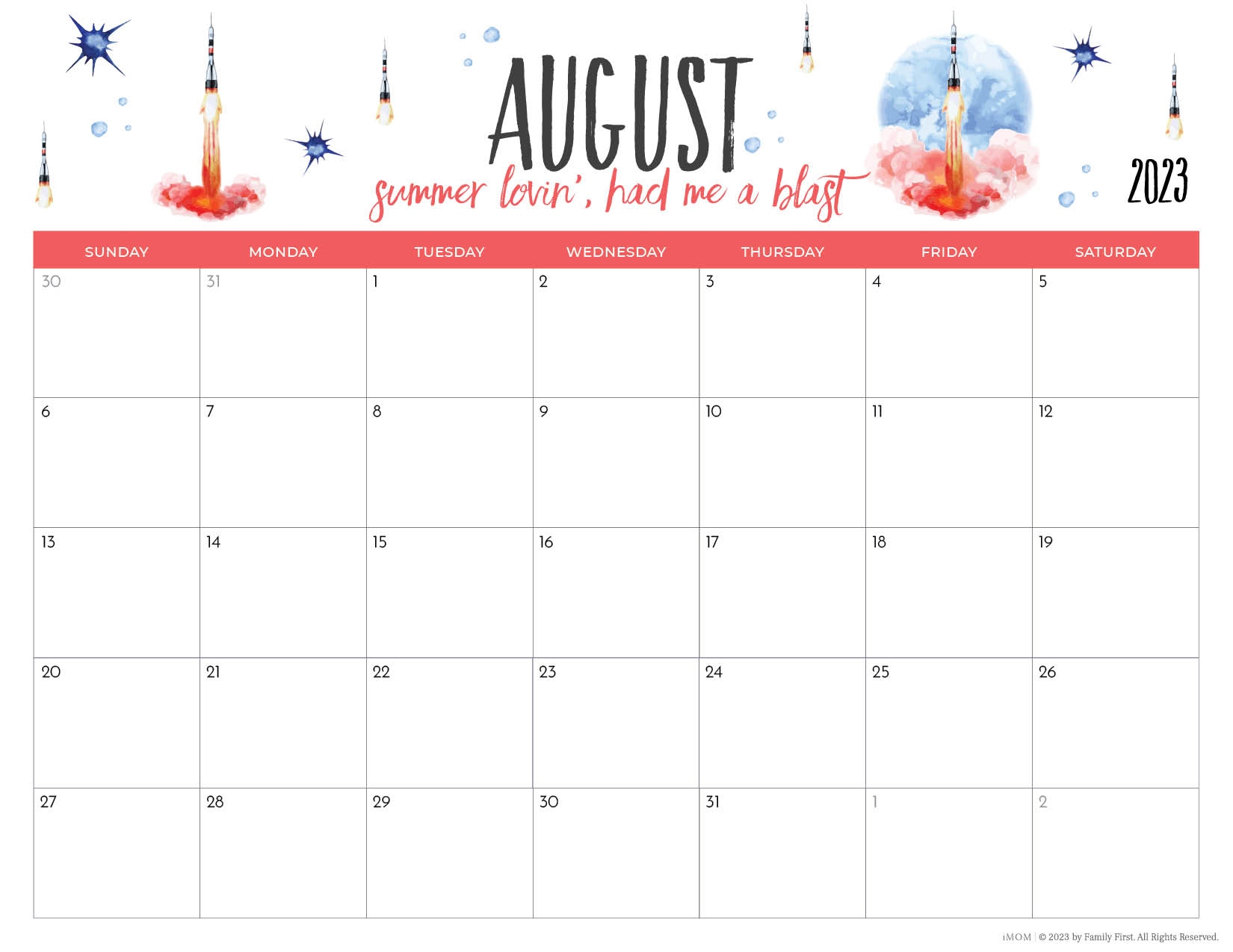 2023 2024 Printable Calendars For Moms IMOM - Free Printable 2024 Monthly Calendar With Holidays Imom