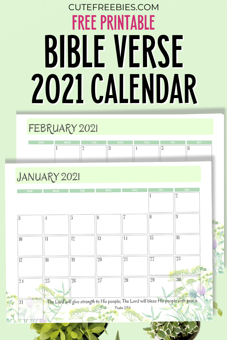 2024 Bible Verse Calendar Free Printable - Cute Freebies For You regarding Free Printable Calendar 2024 With Scripture