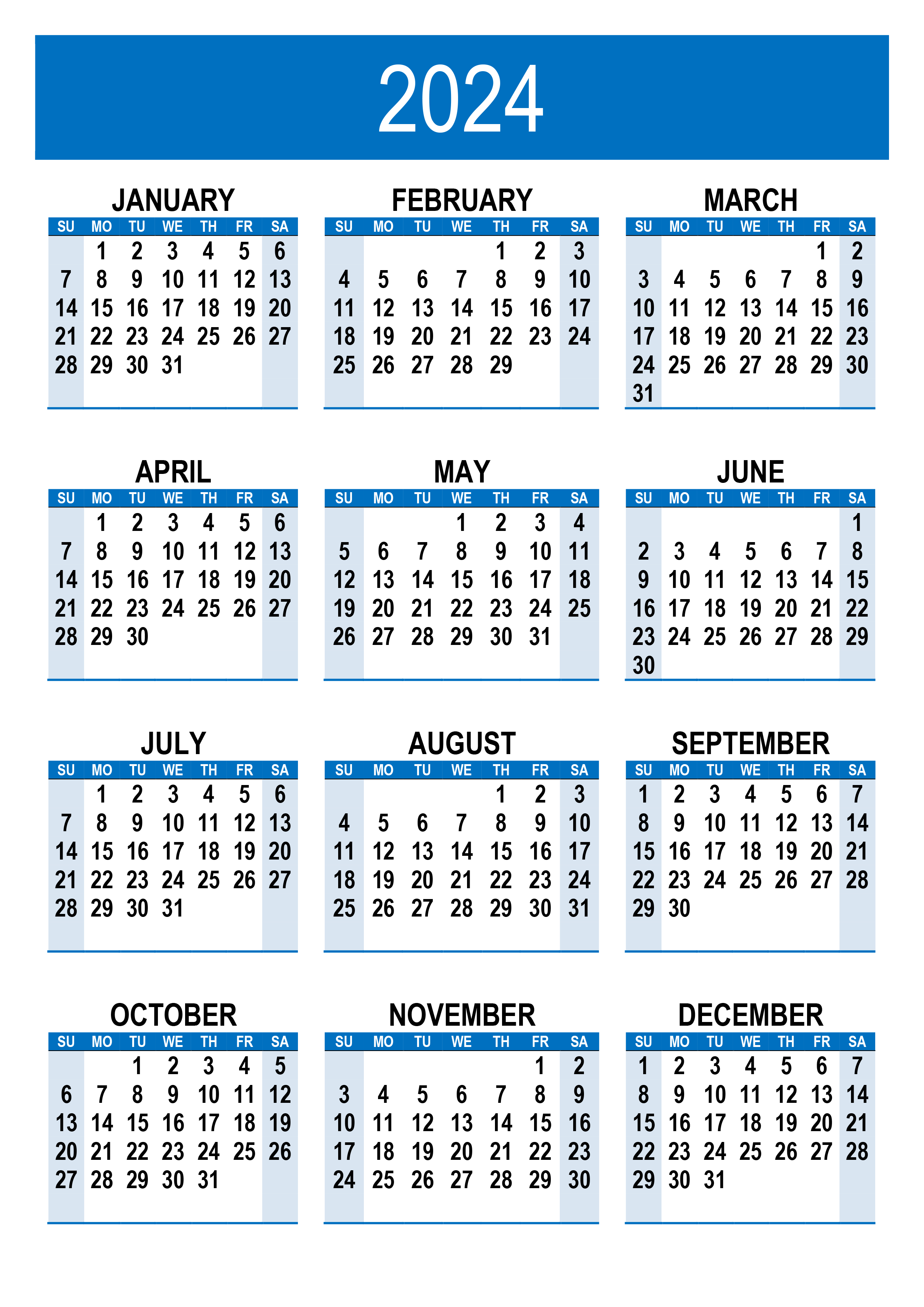 2024 Calendar Template Illustrator Uf Calendar Fall 2024 - Free Printable 2024 Calendar With Big Numbers