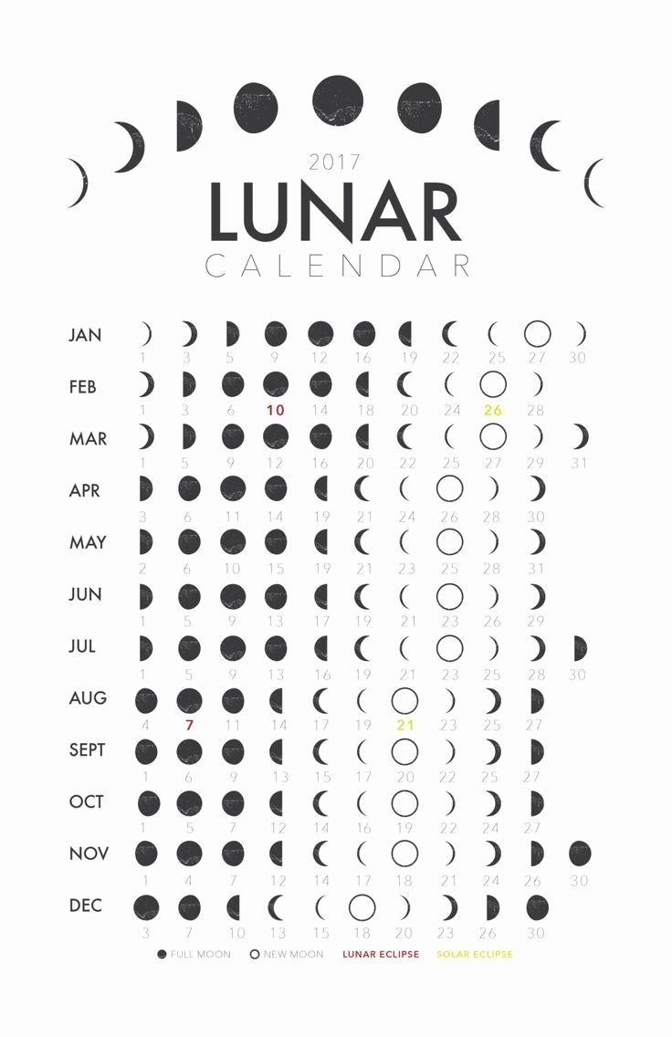 2024 Calendar With Moon Cycle Printable 2024 CALENDAR PRINTABLE