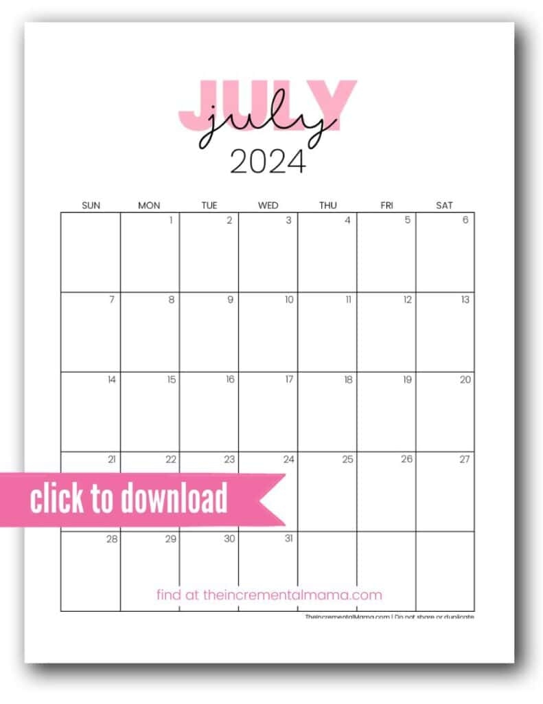 2024 Cute Calendar Templates To Organize Your Life - The with regard to Free Printable Calendar 2024 Tumblr