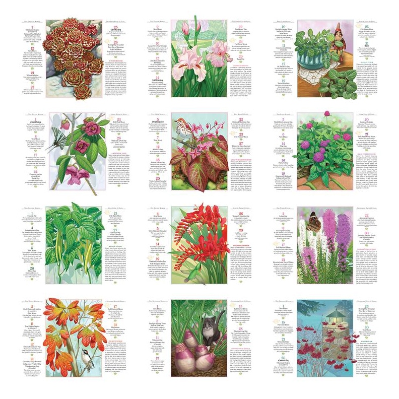 2024 Old Farmers Almanac Gardening Spiral Calendar 10 1 2 X 18 1 - Free Printable Almanac Calendar 2024