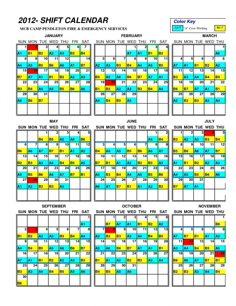 2024 Printable Firefighter Shift Calendar 2024 CALENDAR PRINTABLE | Free Printable 2024-2025 Day Firefighter Shift Calendar