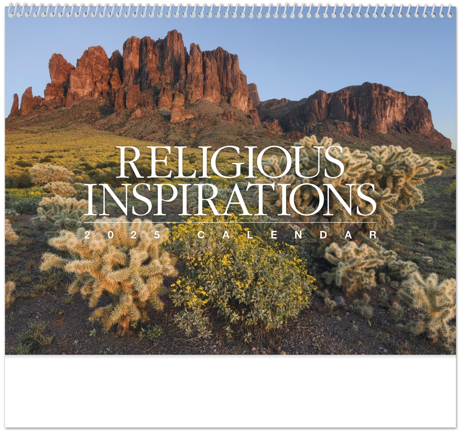 2024 Religious Inspirations Calendar 11 X 19 Imprinted Spiral Bound