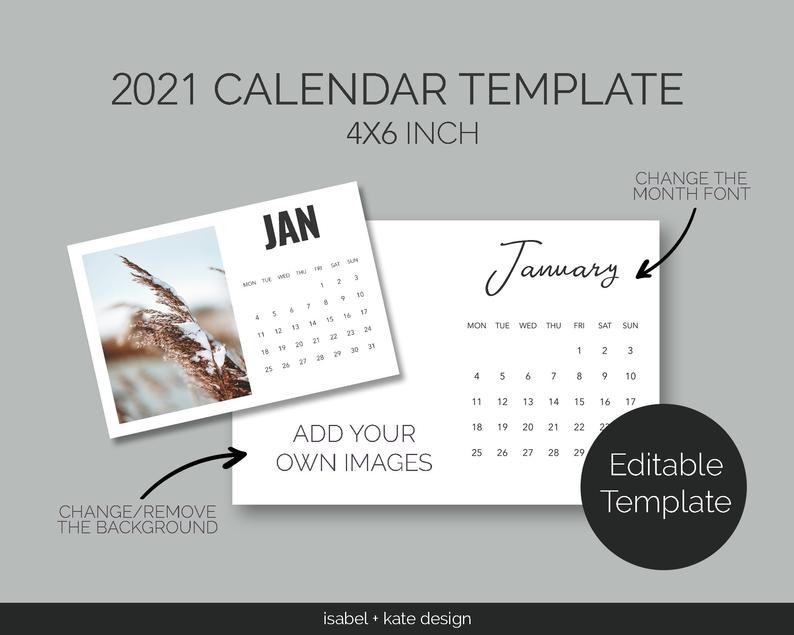 4x6 Printable Calendar 2024 2024 CALENDAR PRINTABLE - Free Printable 4x6 Calendar 2024
