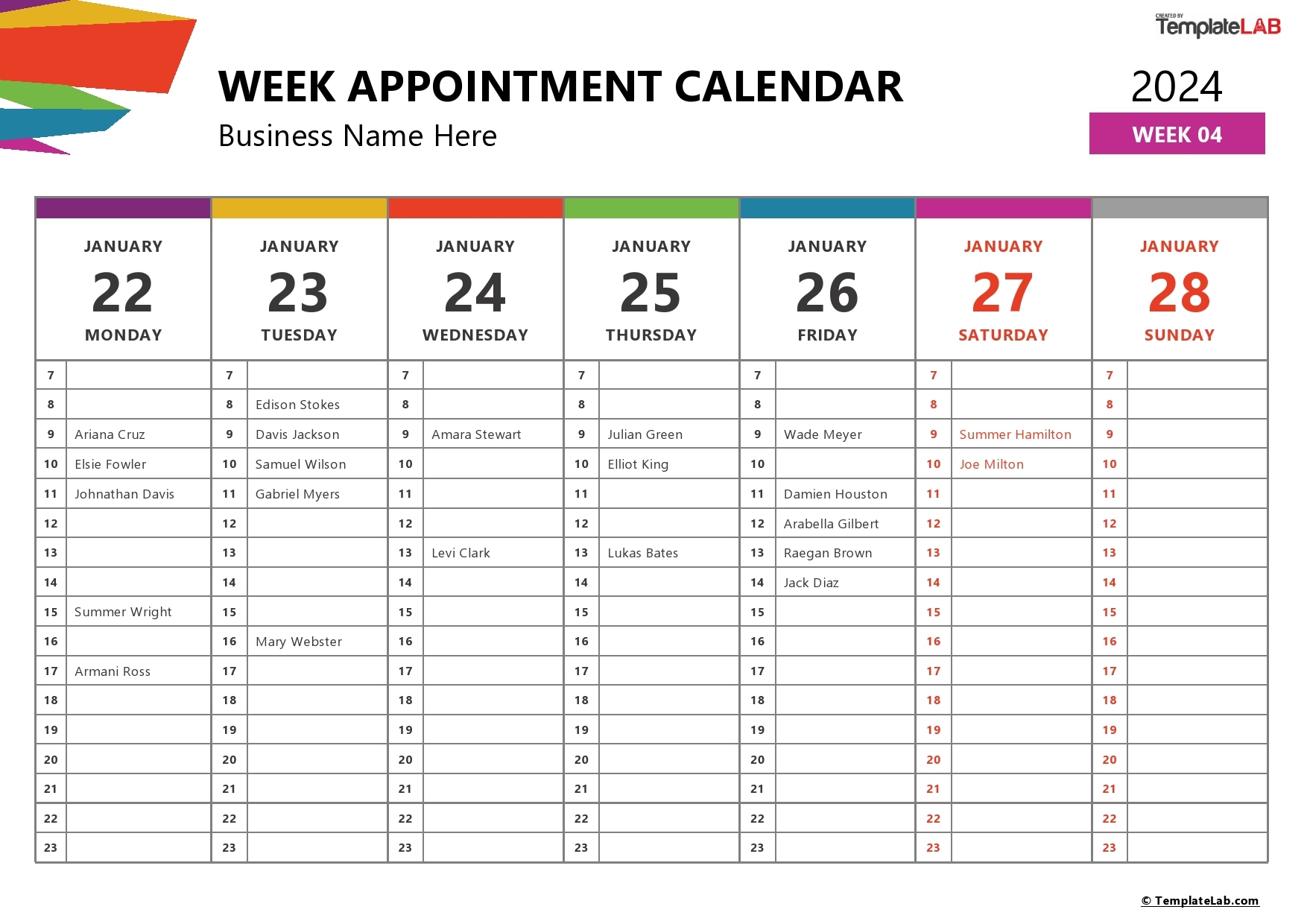 50+ Printable Appointment Schedule Templates [&amp;amp; Appointment Calendars] intended for Free Printable Appointment Calendar 2024