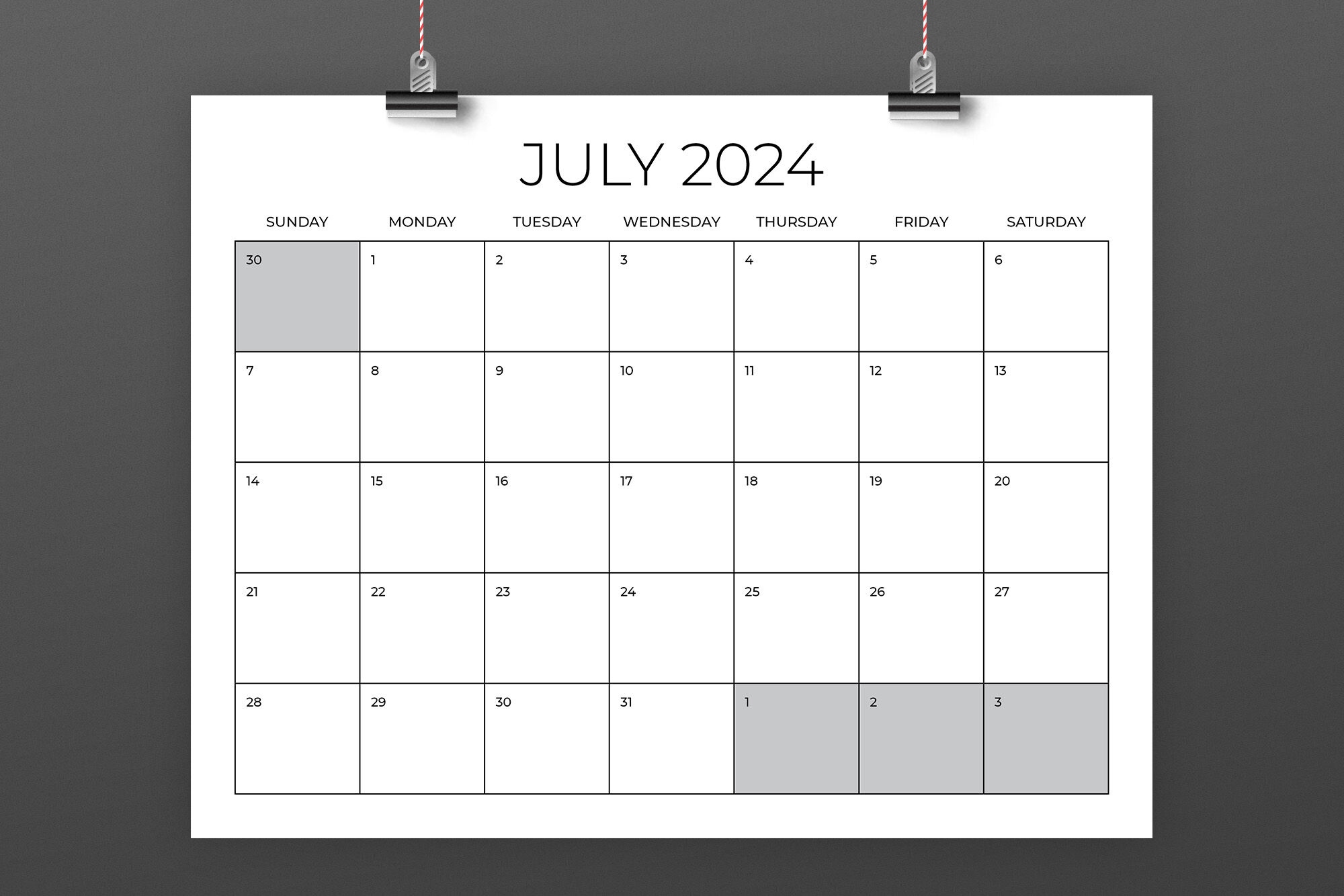 8 5 X 11 Inch 2024 Calendar By Running With Foxes TheHungryJPEG | Free Printable 8.5 X 11 Inch Calendar 2024