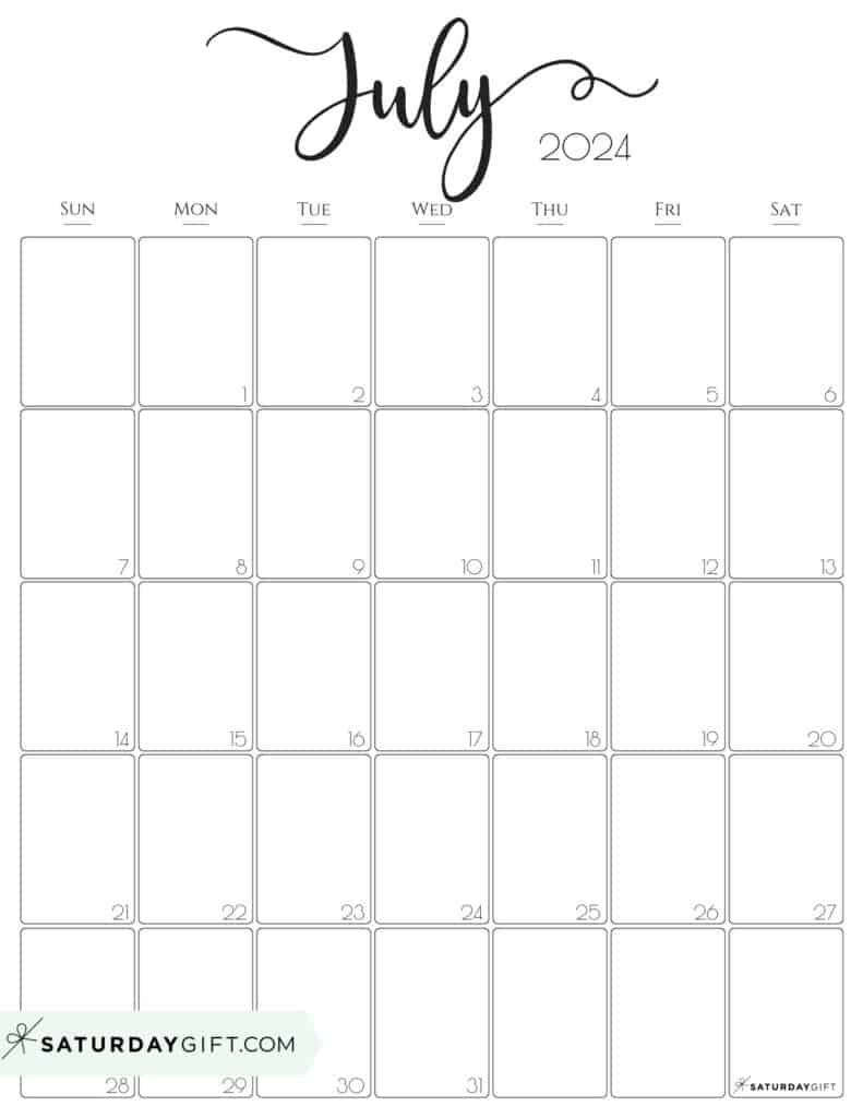Aesthetic Printable Vertical Calendar 2024Saturday Gift with regard to Free Printable Calendar 2024 Vertical
