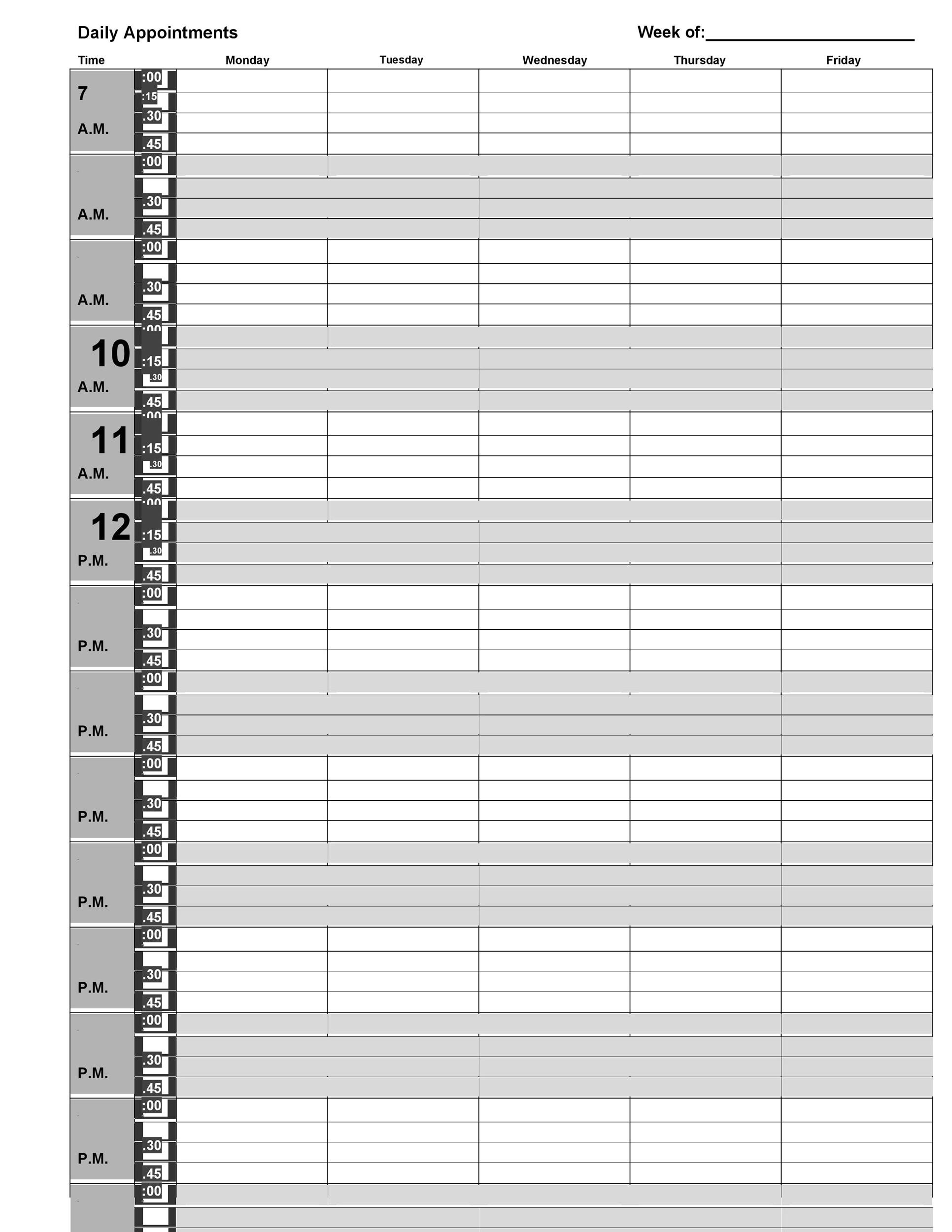 Appointment Scheduler Free Printable Printable Templates - Free Printable 2024 Appointment Calendar
