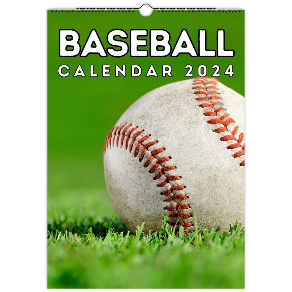 Baseball Wall Calendar 2024, Great Gift Idea For Baseball Lovers within Free Printable Baseball Calendar 2024