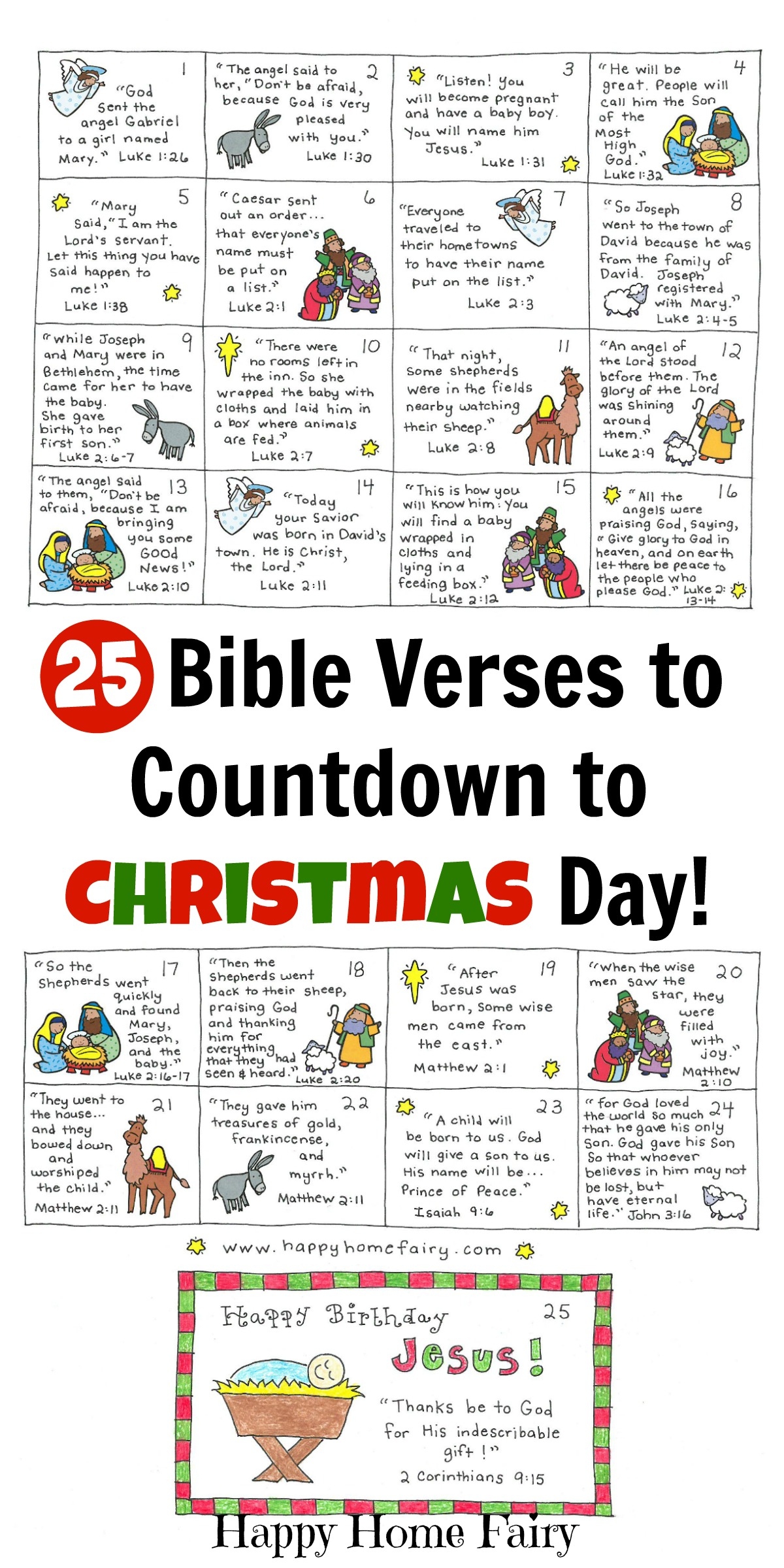 Bible Verse Advent Countdown For Kids Free Printable Calendar - Free Printable Advent Calendar 2024 With Scriptures