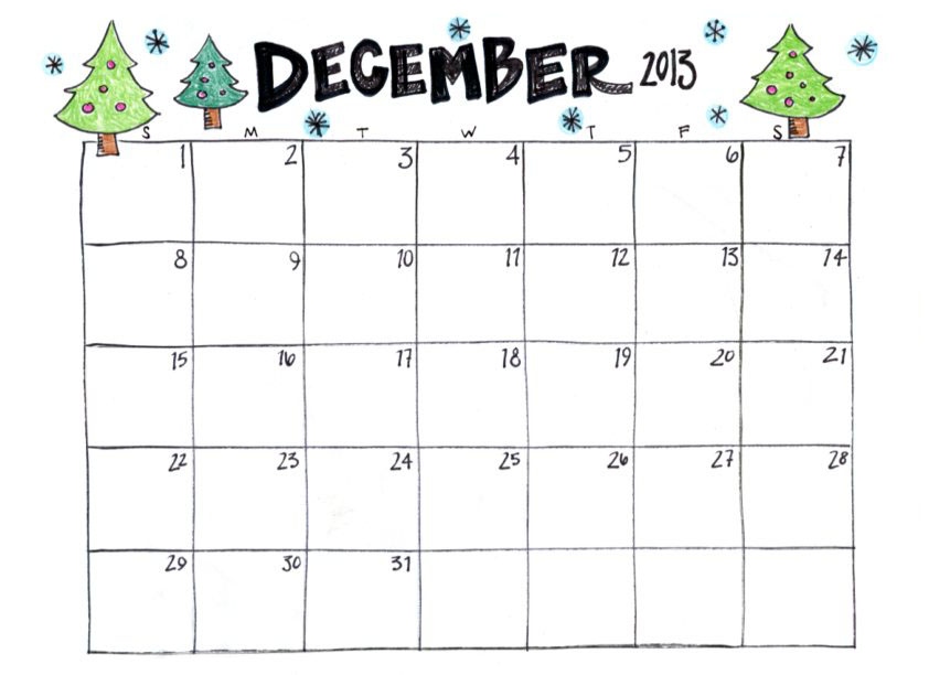 Blank December Calendar Printable - Free Printable 2024 December Calendar Template