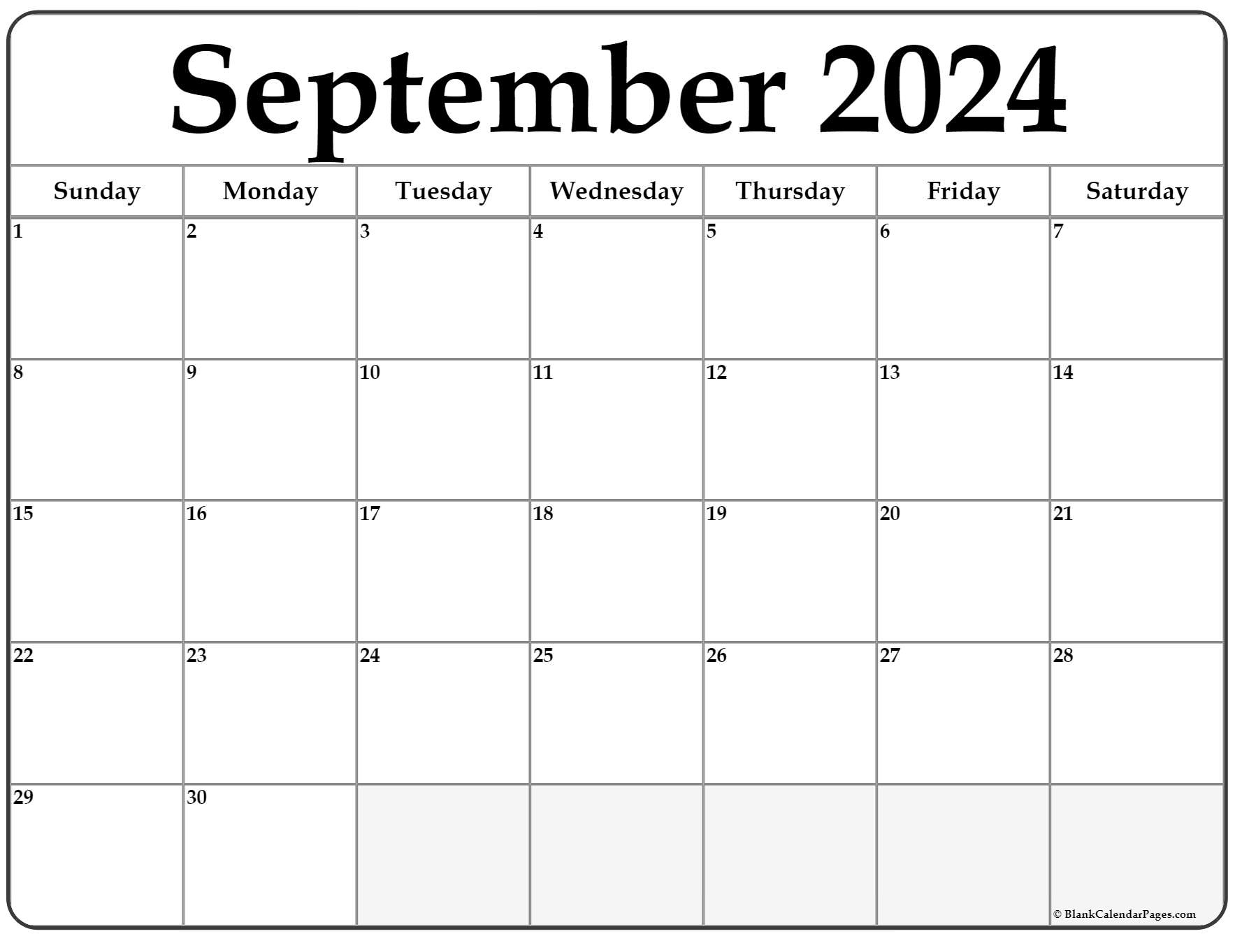 Calendar 2024 September Month Free Printable Bekki Carolin - Free Printable 2024 September Calendar