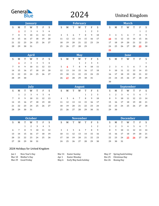 Calendar 2024 Uk Free Printable Microsoft Excel Templates Calendar - Free Printable Calendar 2024 General Blue