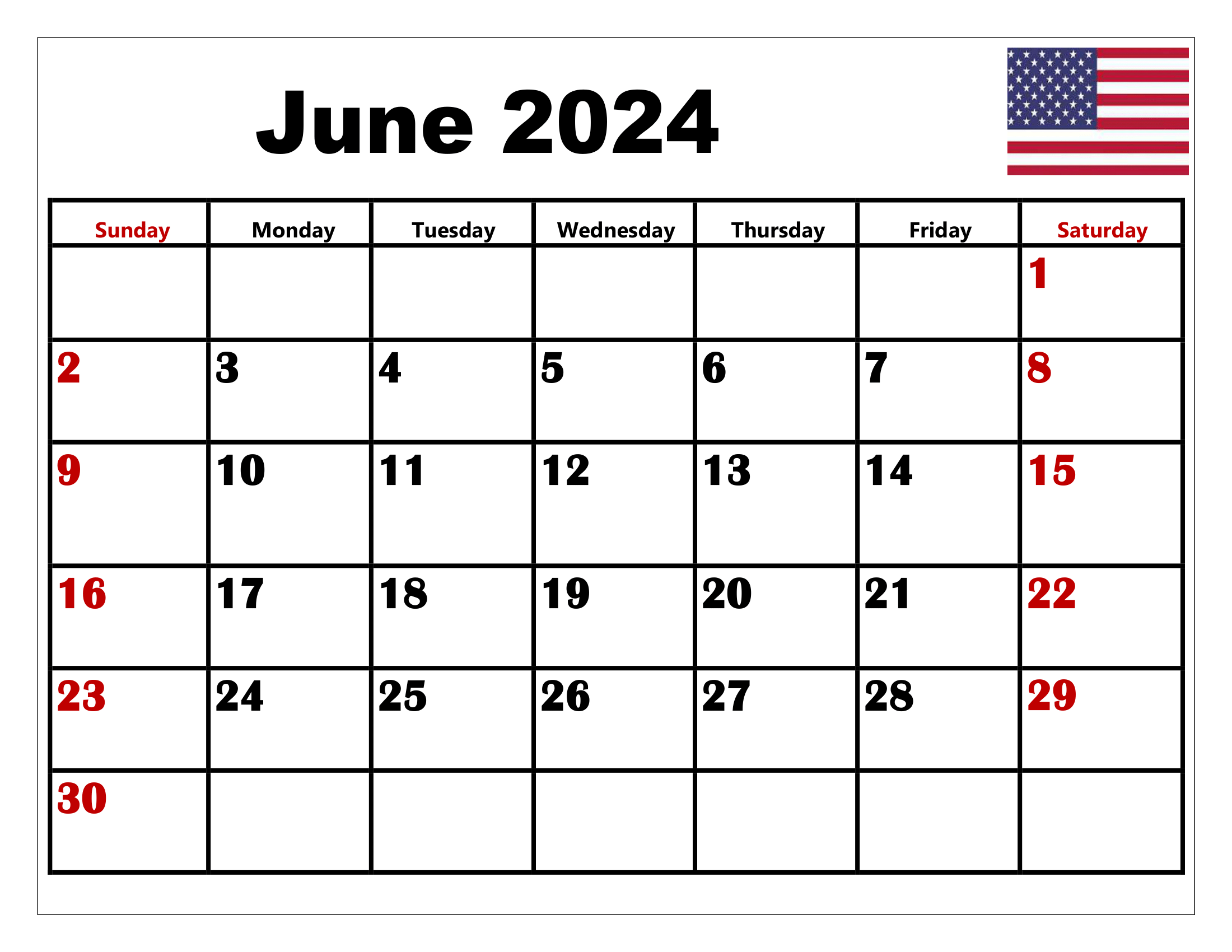 Calendar June 2024 Template Free Netti Adriaens - Free Printable 2024 Monthly Calendar June