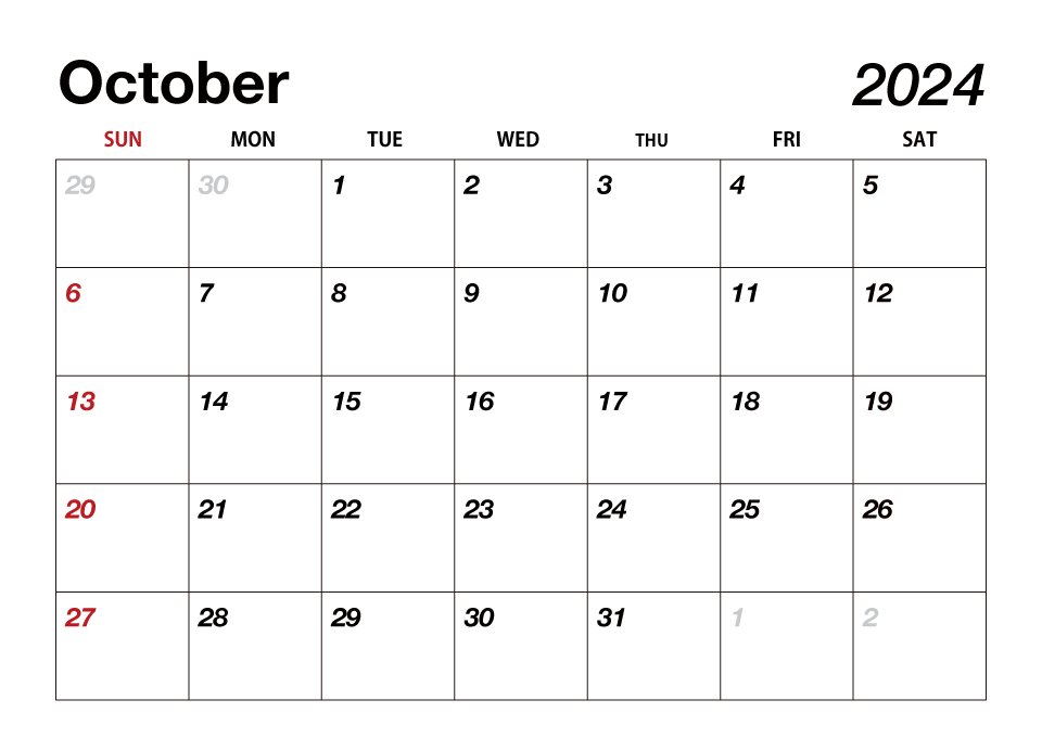 Calendario Octubre 2024 Gratis Dibujos Animados Im gene Illustoon ES - Free Printable 2024 Monthly Calendar Octubre
