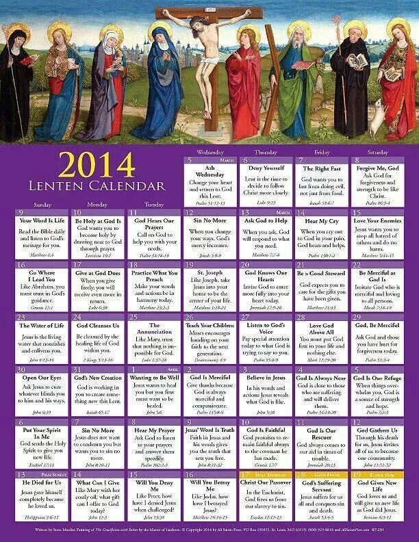 Catholic Icing Content Uploads 2024 Printable Lenten Calendar Packet - Free Printable 2024 Lenten Calendar