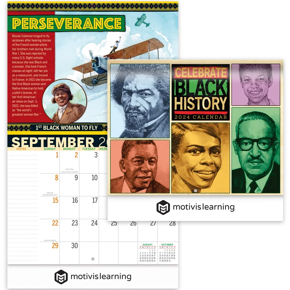 Celebrate Black History 2024 Wall Calendar with Free Printable Black History Calendar 2024