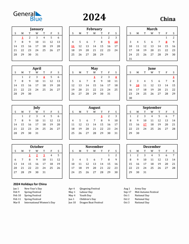 Chinese Holidays 2024 Calendar Working Days Corey Donella - Free Printable 2024 Chinese Calendar
