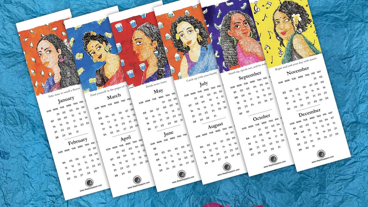 Choose From Bookmarks And Art Prints For The 2024 Calendar - The Hindu within Free Printable Calendar 2024 Bookmark