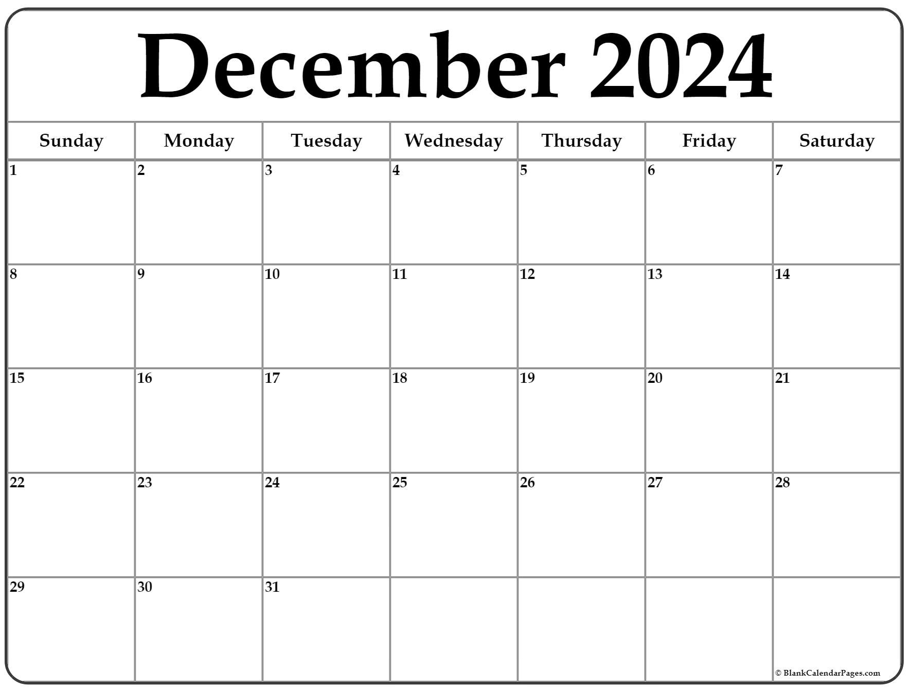 Dec 2024 Calendar Template Free Chere Deeanne - Free Printable 2024 December Calender
