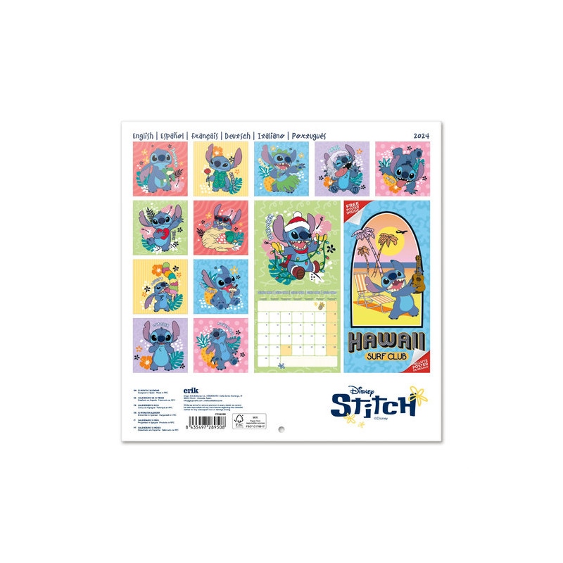 Disney Lilo Stitch Calendar 2024 Wondertoys nl - Free Printable 2024 Calendar Disney Stitch