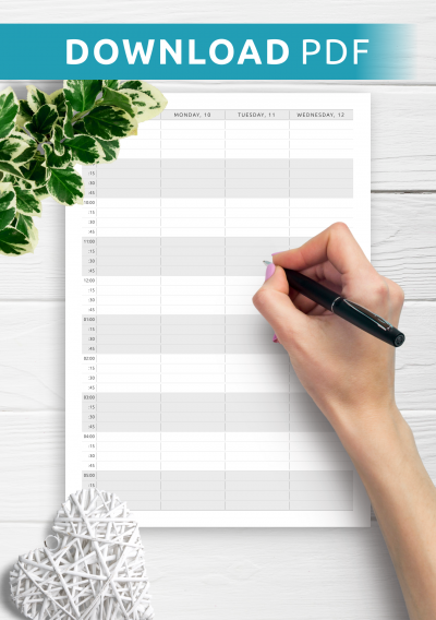 Download Printable Appointment Calendar Template Vertical Two Page - Free Printable Appointment Calendar January 2024