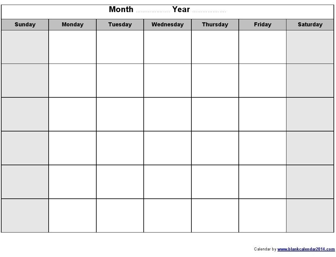 Editable Calendar Template - Free Printable And Editable Monthly Calendar 2024