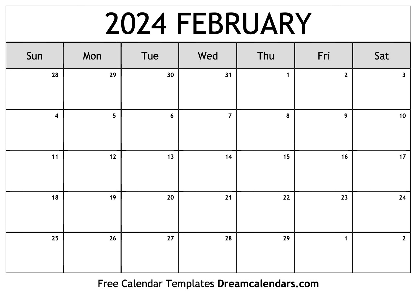 February 2024 Calendar Printable Wiki Lura Sisile - Free Printable A4 Calendar February 2024