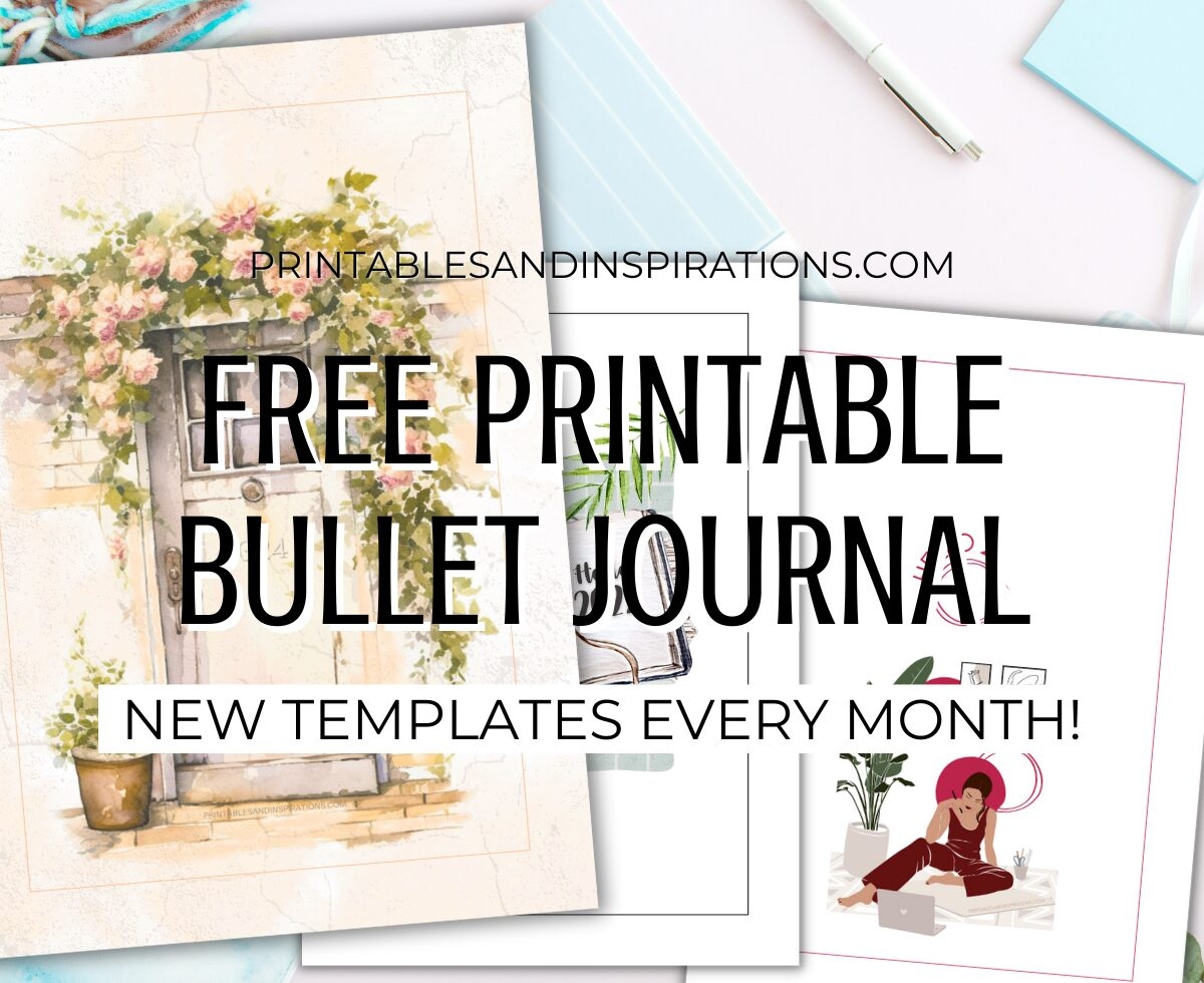 Free 2024 Bullet Journal Printables To Start The Year Right with Free Printable Bullet Journal 2024 Calendar