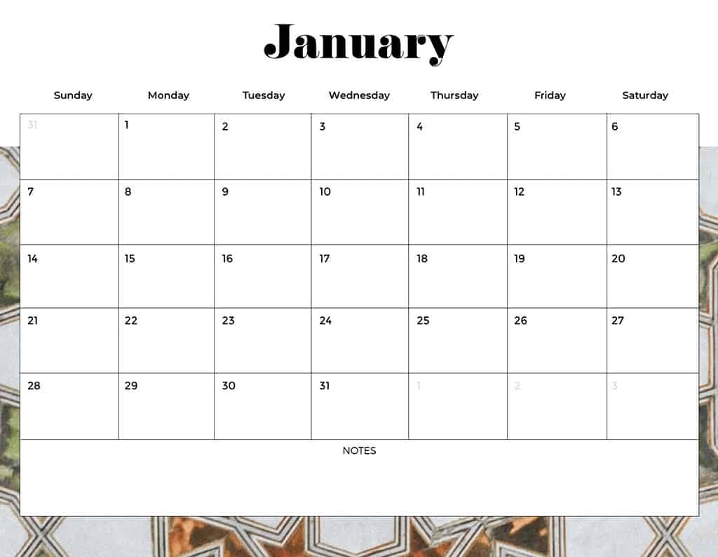 Free 2024 Calendars — 120 Beautiful Designs To Choose From! inside Free Printable Calendar 2024 Monday Start