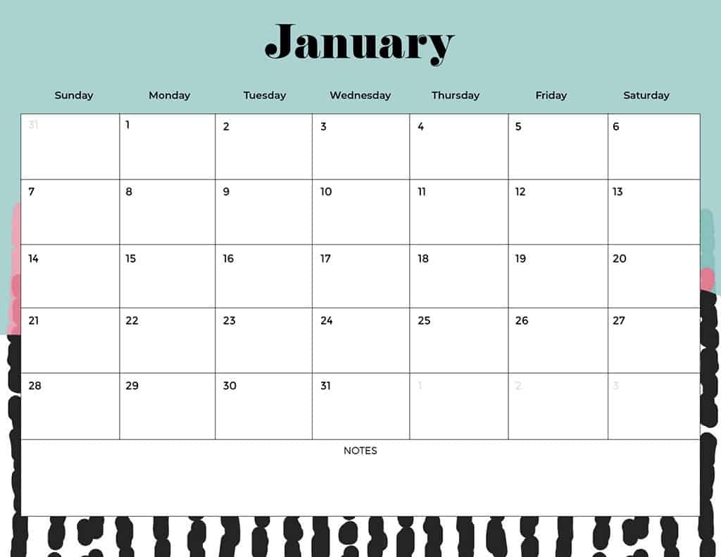 Free 2024 Calendars — 120 Beautiful Designs To Choose From! throughout Free Printable Calendar 2024 Oh So Lovely
