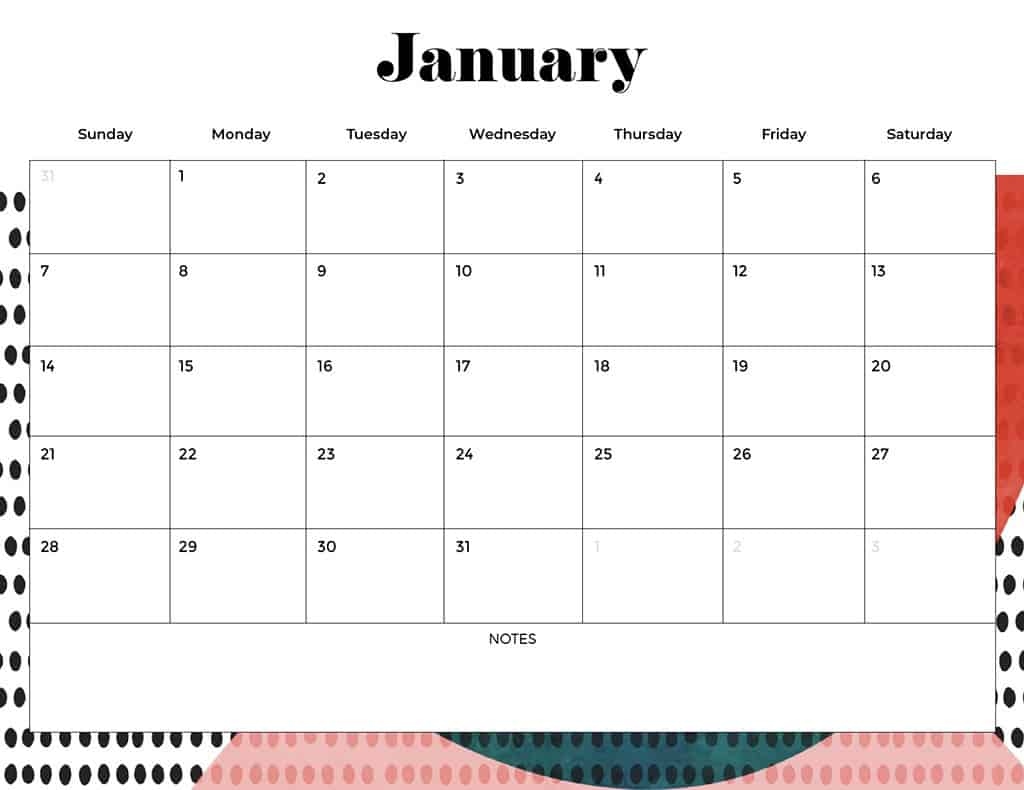 Free 2024 Calendars — 120 Beautiful Designs To Choose From! throughout Free Printable Calendar 2024 Pretty