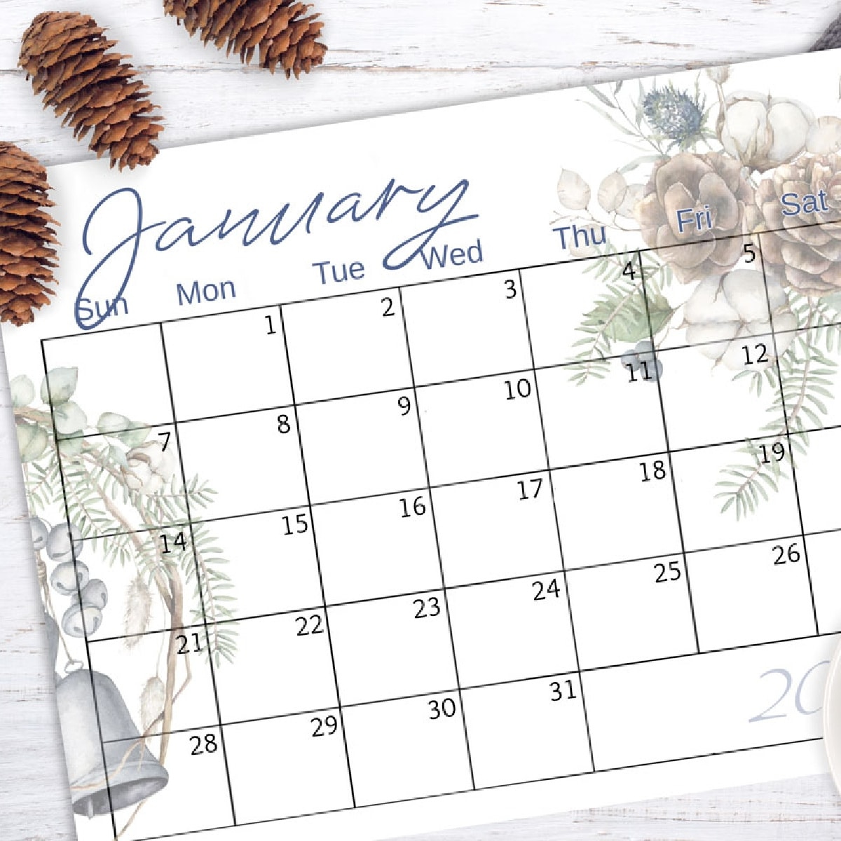 Free 2024 Printable Watercolor Calendar - within Free Printable Calendar 2024 Oh So Lovely