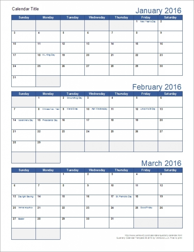 Free 3 Month Calendars To Print Template Calendar Design - Free Printable 2024 Calendar Three Months Per Page