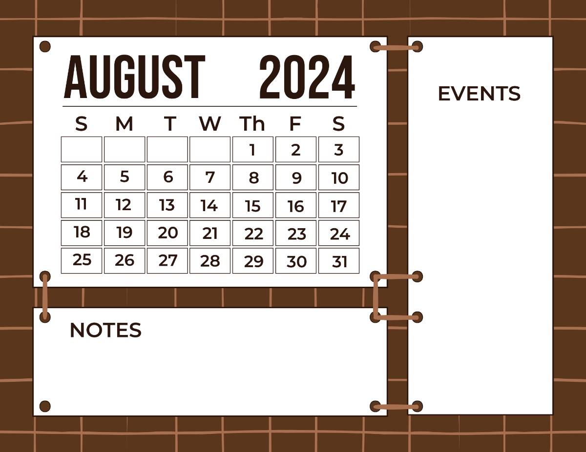 Free August Calendar 2024 Templates &amp;amp; Examples - Edit Online intended for Free Printable Blank Calendar August 2024