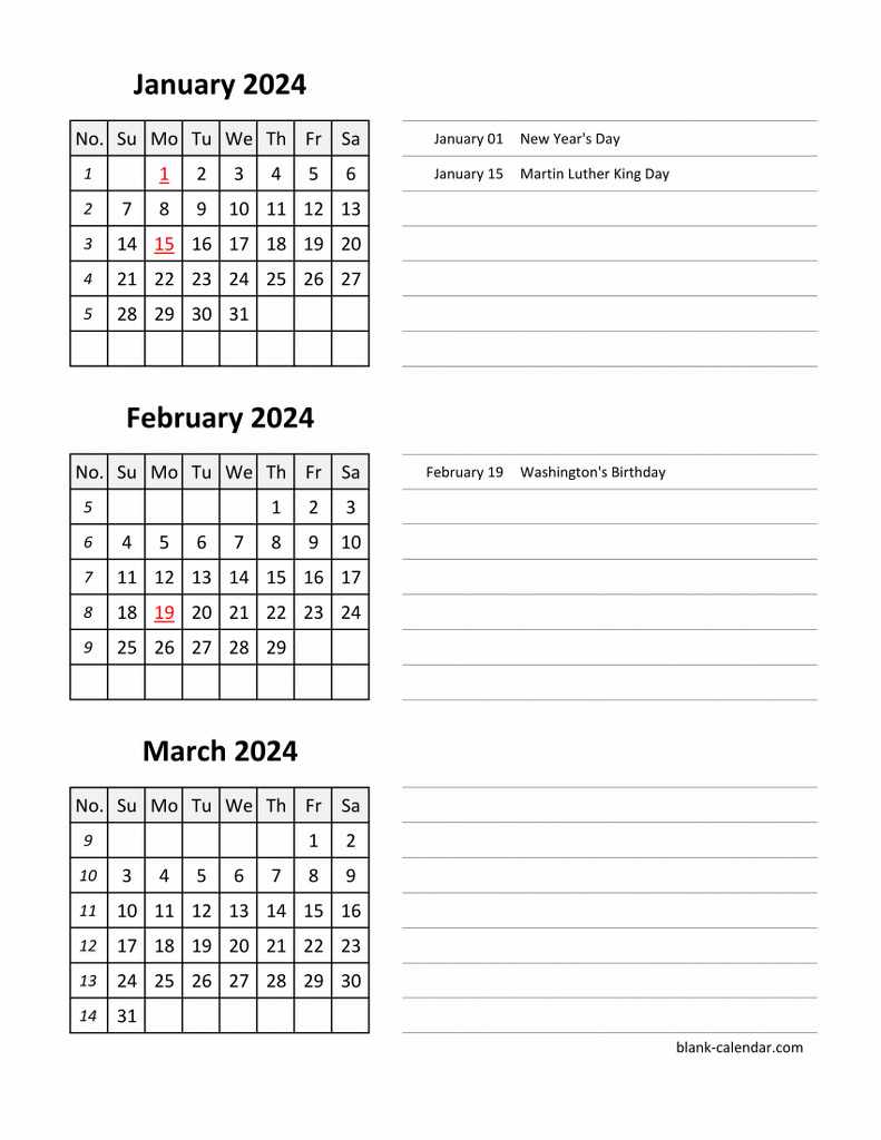 Free Download 2024 Excel Calendar, 3 Months In One Excel for Free Printable Calendar 2024 3 Months Per Page