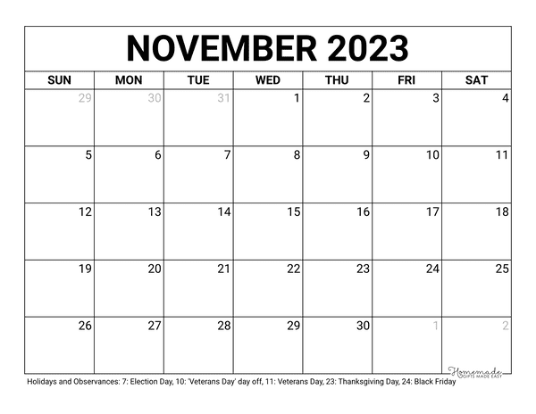Free November Calendar 2024 Printable 2024 CALENDAR PRINTABLE - Free Printable 2024 Noveber Calendar 8by10