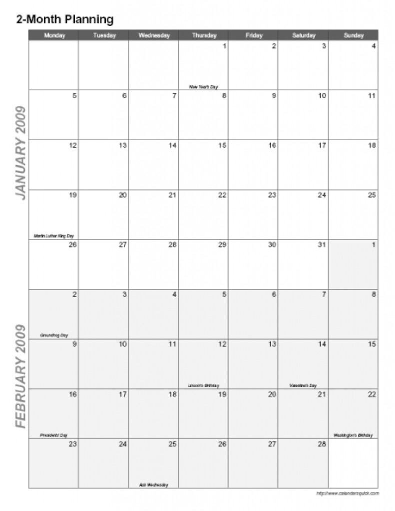 Free Printable 2 Month Calendar 2024 With Notes 2024 CALENDAR PRINTABLE - Free Printable 2 Month Calendar 2024