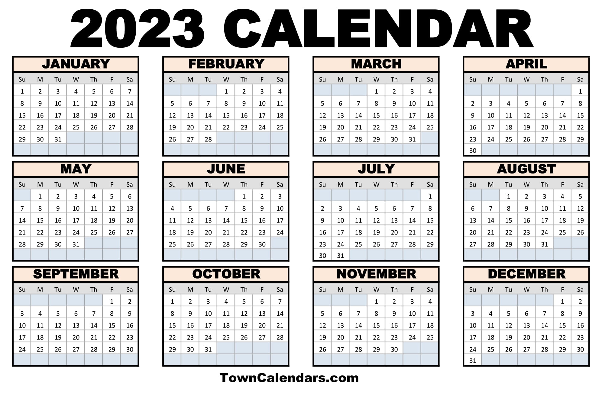Free Printable 2024 Calendar From Towncalendars Com 2024 CALENDAR - Free Printable 2024 Calendar From Towncalendars