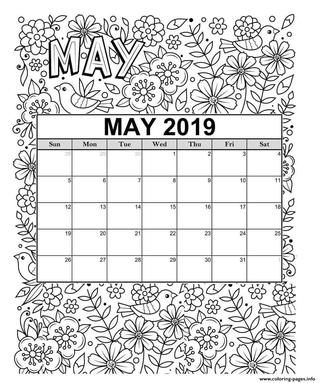 Free Printable 2024 Coloring Calendar The Crazy Craft Lady - Free Printable 2024 Coloring Calendar