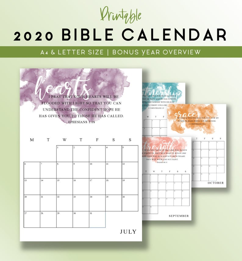 Free Printable Calendar 2024 Bible Verse 2024 CALENDAR PRINTABLE - Free Printable Calendar 2024 Bible Verse
