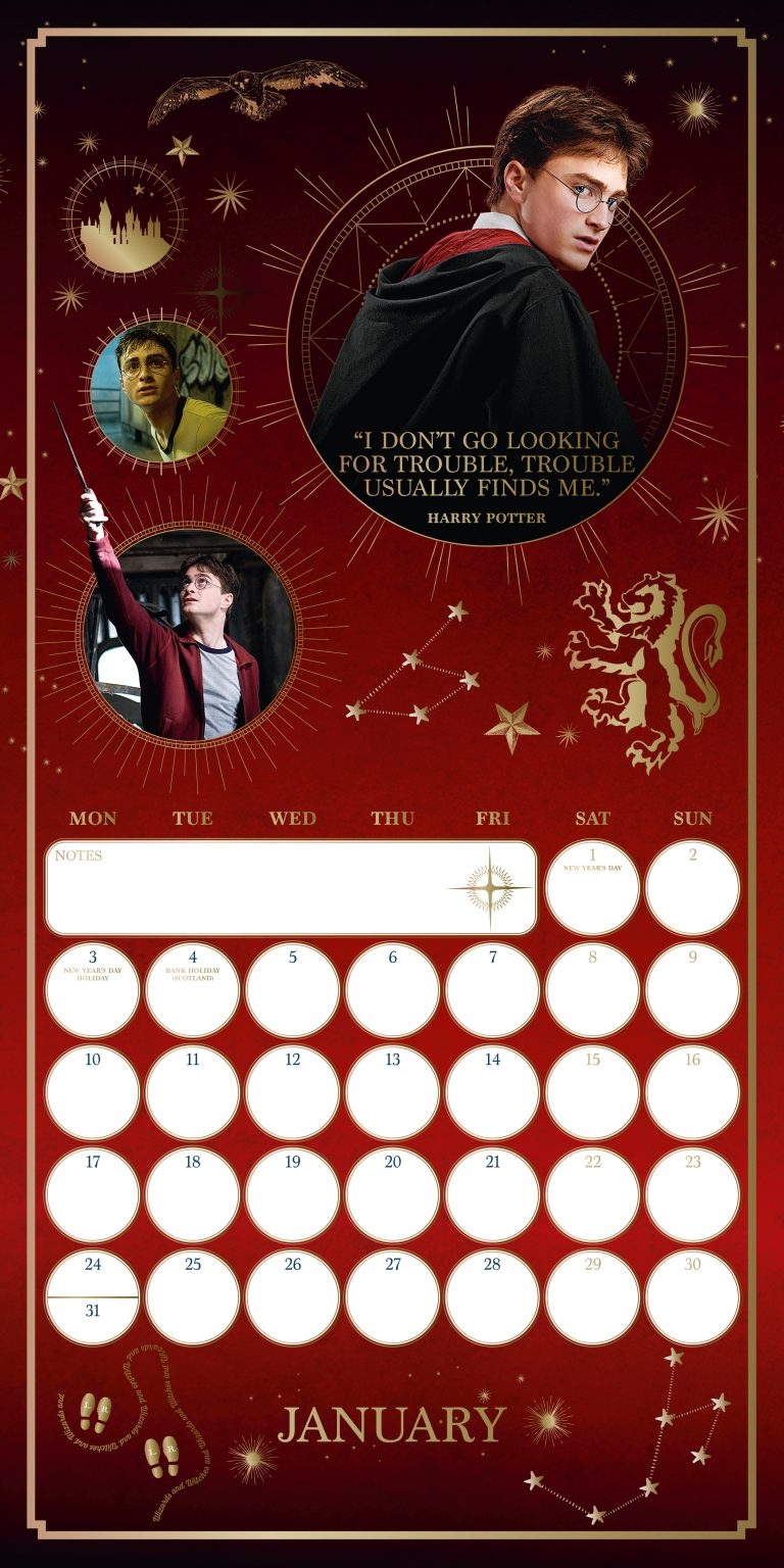 Free Printable Calendar 2024 Harry Potter Cool Ultimate Most Popular - Free Printable 2024 Harry Potter Calendar