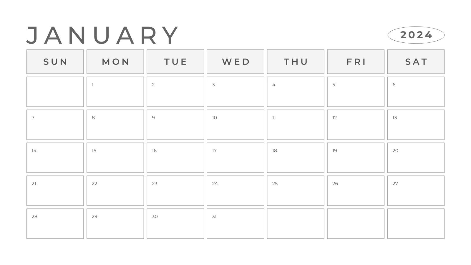 Free, Printable, Customizable Monthly Calendar Templates | Canva inside Free Printable Calendar 2024 No Ads