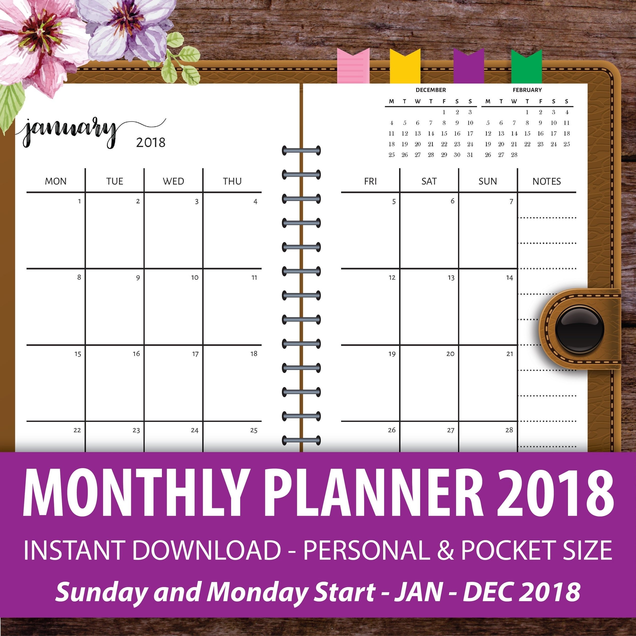 Free Printable Pocket Calendar 2024 Printable Templates By Nora - Free Printable 2024 Pocket Calendar With Holidays