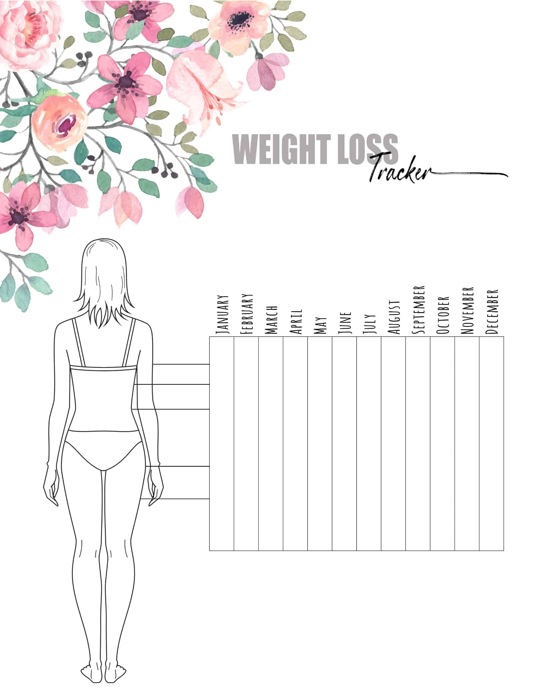 Free Printable Weight Loss Journal Template PRINTABLE TEMPLATES - Free Printable 2024 Weight Loss Calendar Template