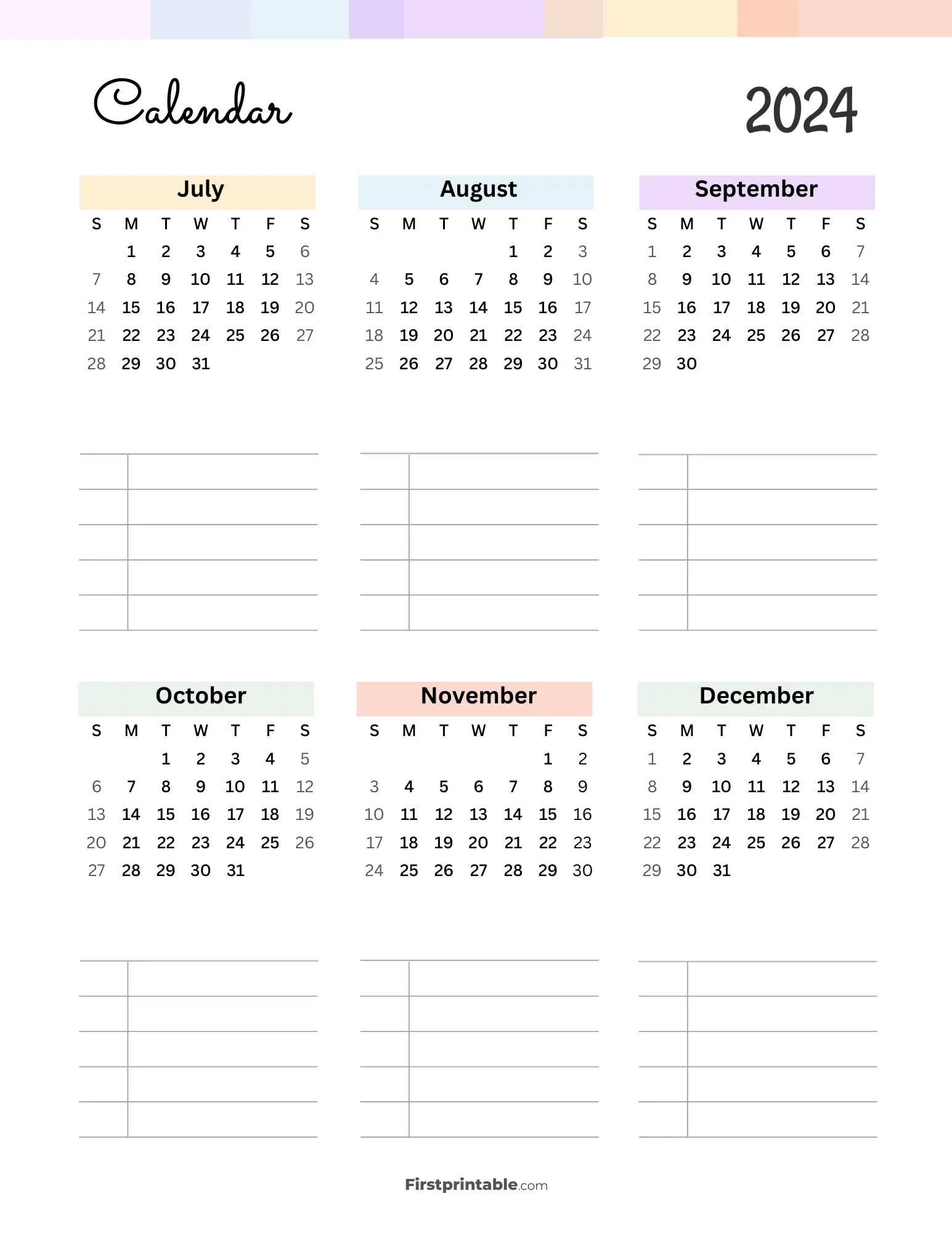 Free Printable Yearly Calendar 2024 intended for Free Printable Calendar 2024 Tumblr