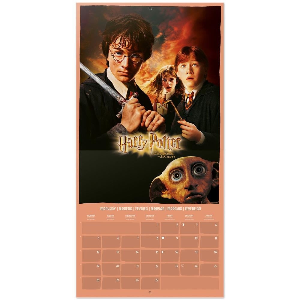 HARRY POTTER Wall Calendar 2024 ShopForGeek Calendar Grupo - Free Printable 2024 Calendar Harry Potter