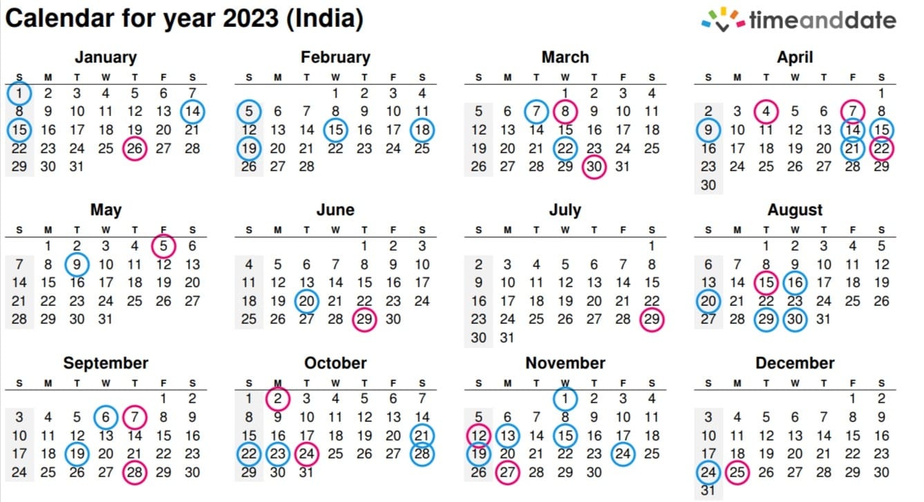 Indian Calendar 2024 With Holidays And Festivals List PDF Download - Free Printable 2024 Calendar With Indian Holidays Pdf