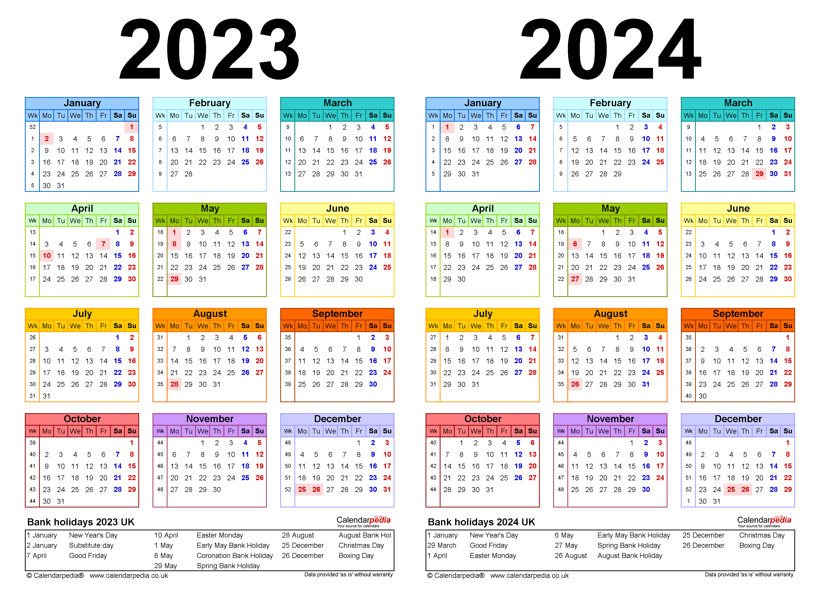 Irsc Academic Calendar 2023 2024 Printable Word Calendar - Free Printable 2024 Calendar With Bank Holidays UK